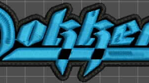 Dokken Embroidered Patch - Image 2