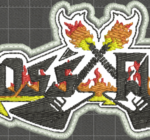 Crossfire Embroidered Patch