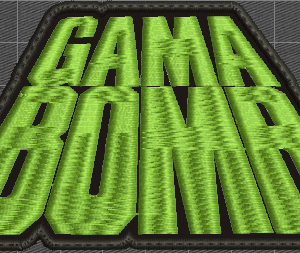 Gama Bomb Embroidered Patch