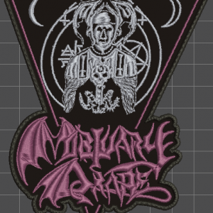 Mortuary Drape Embroidered Patch - Image 3