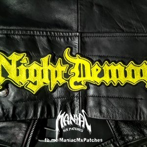 Night Demon Embroidered Patch - Image 2