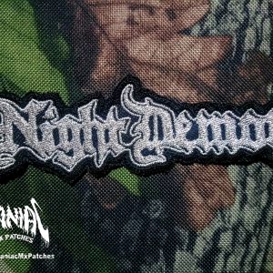 Night Demon Embroidered Patch - Image 3
