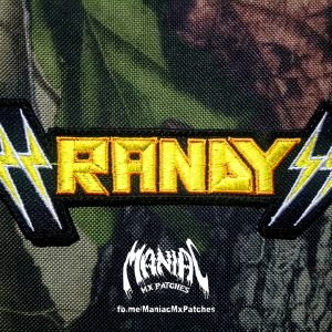 Randy Embroidered Patch