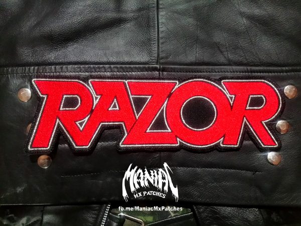 Razor Embroidered Patch