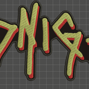 Midnight Embroidered Patch