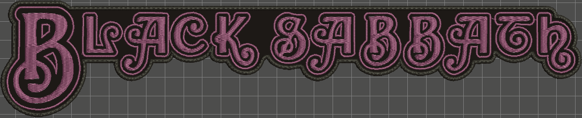 Black Sabbath Embroidered Patches - Image 2