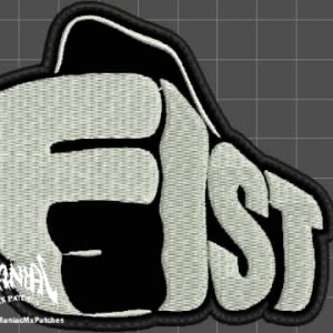 Fist Embroidered Patch