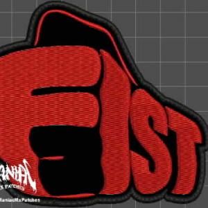 Fist Embroidered Patch - Image 2