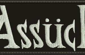 Assuck Embroidered Patch