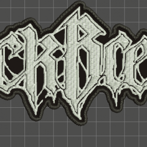 Black Breath Embroidered Patch