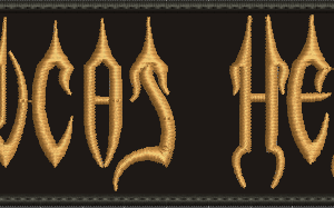 Brocas Helm Embroidered Patch