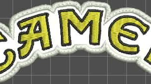 Camel Embroidered Patch