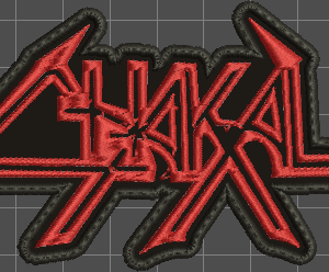 Chakal Embroidered Patch