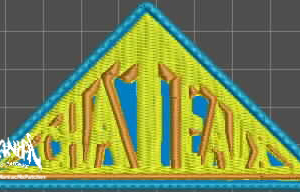 Chateaux Embroidered Patch