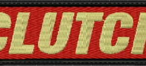 Clutch Embroidered Patch