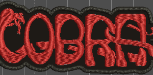 Cobra Embroidered Patch