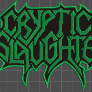 Cryptic Slaughter Embroidered Patch