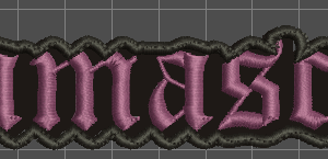 Damascus Embroidered Patch