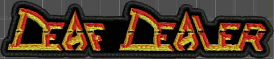 Deaf Dealer Embroidered Patch