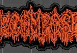 Decomposed Embroidered Patch