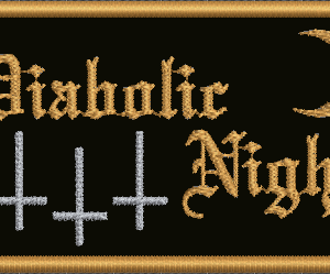 Diabolic Night Embroidered Patch
