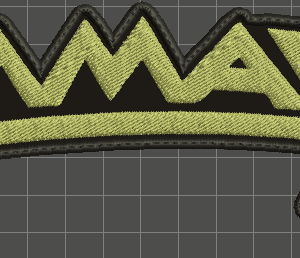Gamma Ray Embroidered Patch