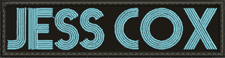 Jess Cox Embroidered Patch
