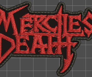 Merciless Death Embroidered Patch