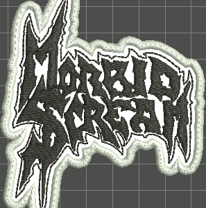 Morbid Scream Embroidered Patch