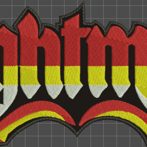 Nightmare Embroidered Patch