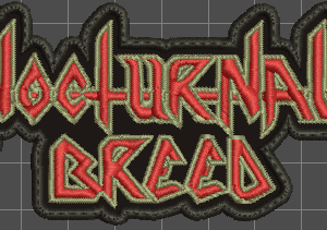 Nocturnal Breed Embroidered Patch