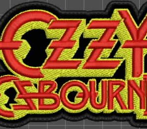 Ozzy Osbourne Embroidered Patch