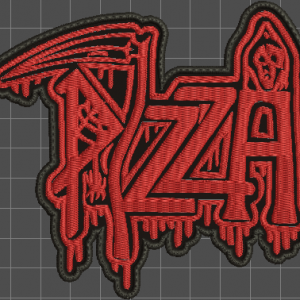 Pizza Embroidered Patch