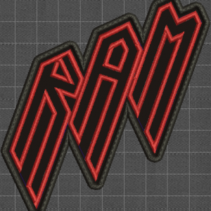 RAM Embroidered Patch