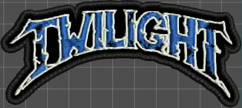 Twilight Embroidered Patch