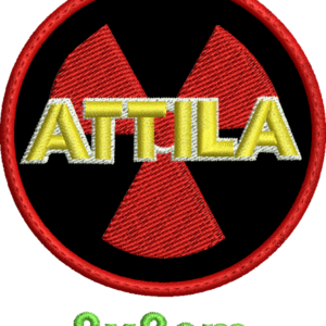 Attila Embroidered Patch