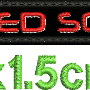 Blotted Science Embroidered Patch