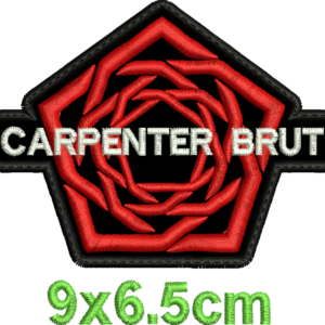 Carpenter Brut Embroidered Patch