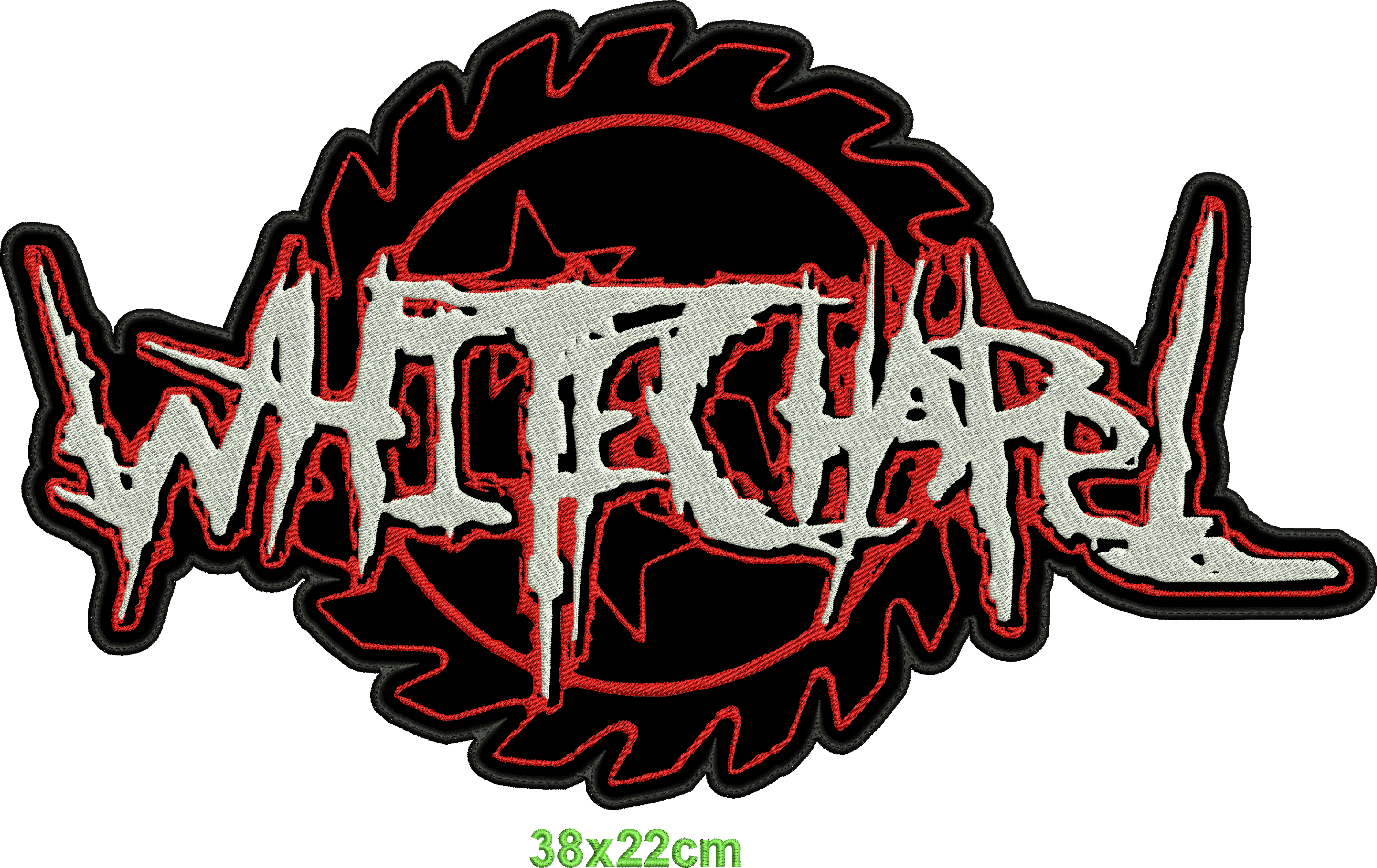 White Chapel Embroidered Patch