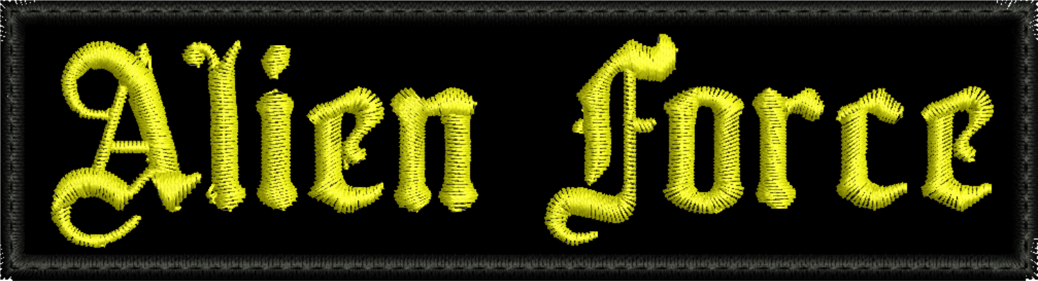 Alien Force Embroidered Patch