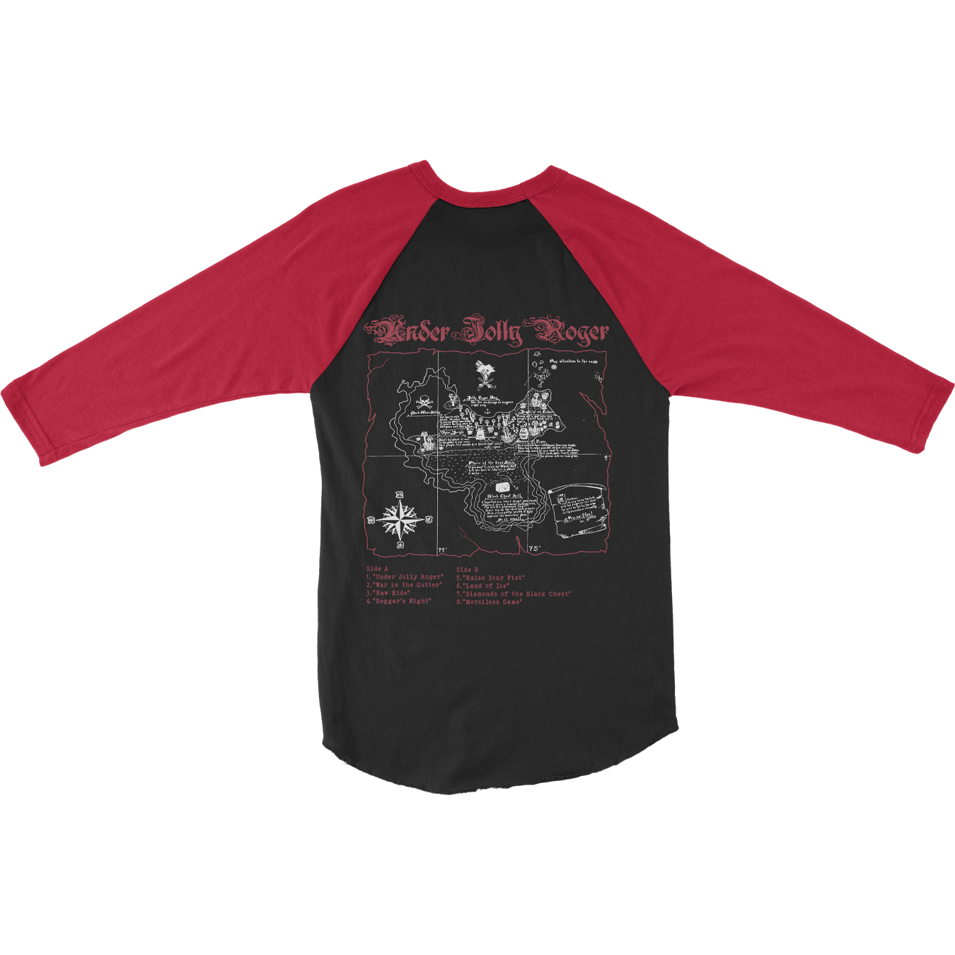 Running Wild – Under Jolly Roger Official Raglan Shirt - Image 2