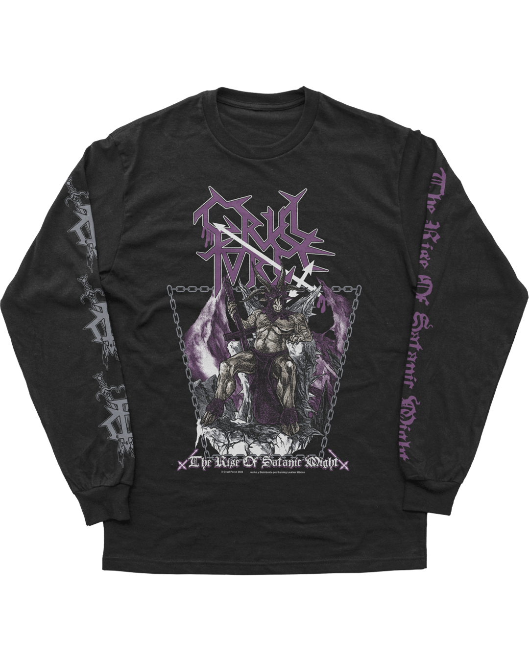 Cruel Force – The Rise Of Satanic Might Official Longsleeves Shirt