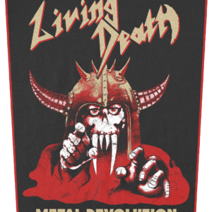 Metal Revolution  Backpatch (Gold Shimmer Ink)